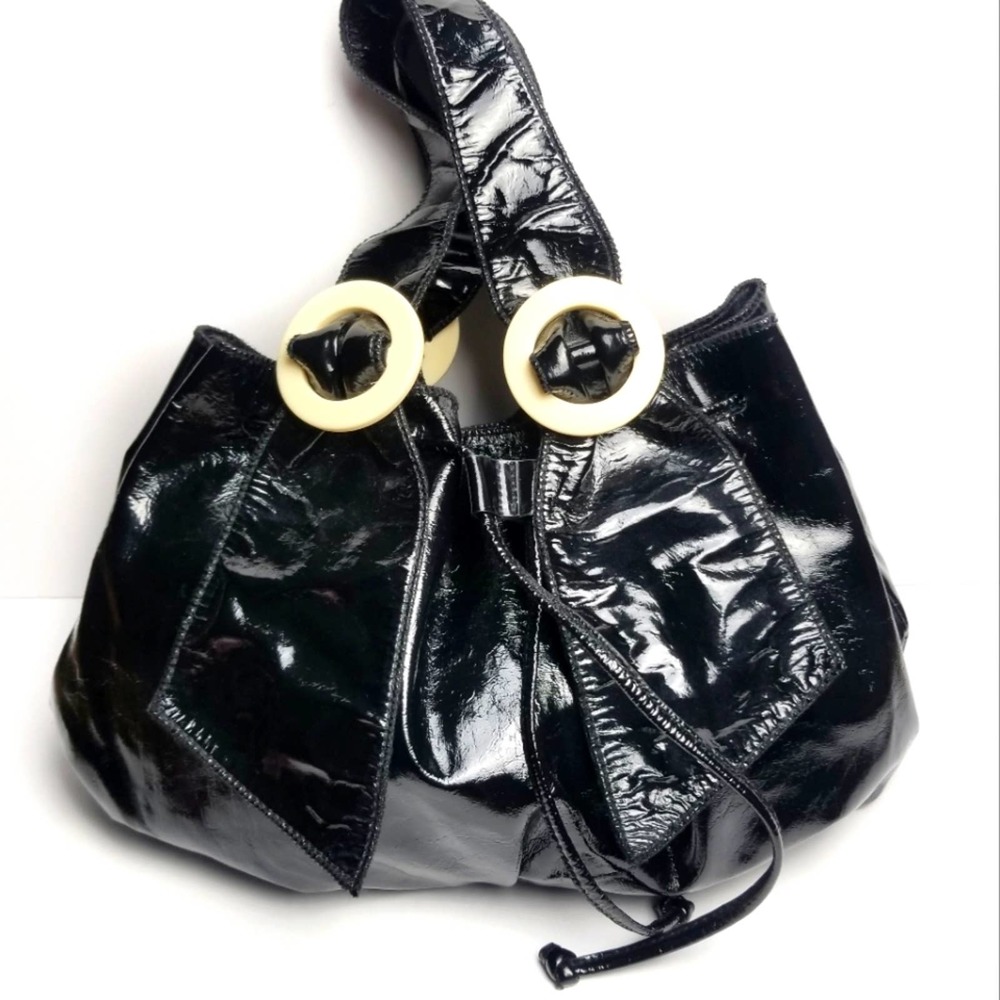 Sloane & Alex Patent Leather Shoulder Bag